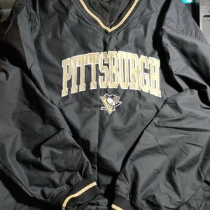 Vintage Pittsburgh penguins official NHL varsity pullover